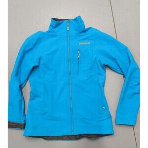 Patagonia Women's Small Blue Soft Shell Jacket Full Zip Outdoor Hiking Small